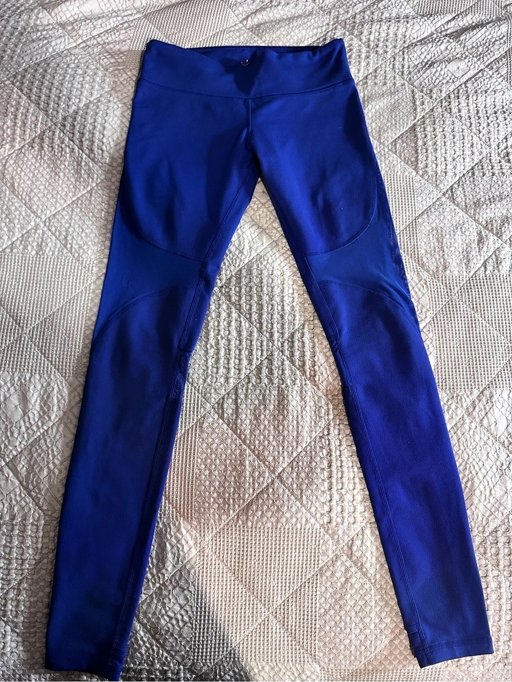 Alo Ribbed 7/8 Legging Blue Leggings Size Medium Like New